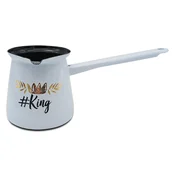 Džezva King 0,4l Bela