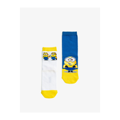 Koton Set of 2 Minions Printed Socks Licensed