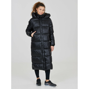 Athlecia Puhovka Elly W Maxi Puffer EA233361 Črna Regular Fit