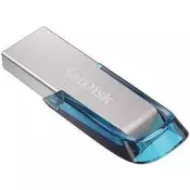 Memorija USB 3.0 FLASH DRIVE, 32 GB, SANDISK Ultra Flair, SDCZ73-032G-G46B, plavi
