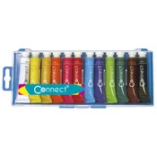 Barva tempera 12ml aluminijasta tuba 12barv/pvc Connect blister