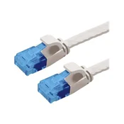 VALUE Value 21992010 RJ45 omrežni kabel\, Patch kabel CAT 6a U/UTP 0.50 m siva 1 kos, (20630671)