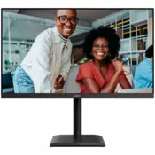 AOC U27E4CV poslovni monitor - 68.6cm (27), 4K UHD (3840 x 2160), IPS, 60Hz, 4ms (GtG), Adaptive Sync, HDR, USB razdelilnik, RJ45, 2x HDMI 2.0, 1x DP 1.4, 1x USB-C (PD 90W, DP alt način) - U27E4CV