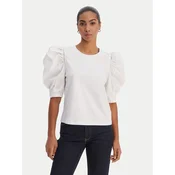 Fracomina Bluza FR26ST3035J40101 Bela Regular Fit