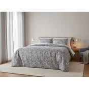 Tekstilshop Pamucna posteljina Silver Leaves, 160x200 cm, Siva