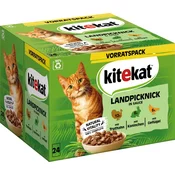 Kitekat Mokra hrana v vrečkah -? Country Picnic v omaki -? 24 kosov po 85g - 2.040 g