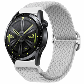 BStrap Elastic Nylon pašček za Samsung Galaxy Watch 3 41mm, pearl white