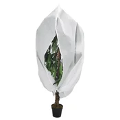 Vidaxl Koprena za rastline iz flisa z zadrgo 70 g/m2 2,36x2 m