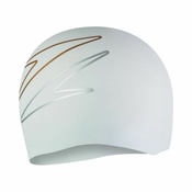 Speedo SLOGAN PRT CAP AU, plavalna kapa, bela 8083851