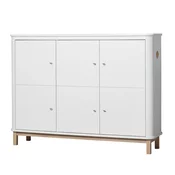 oliver furniture trodelna komoda multi white/oak