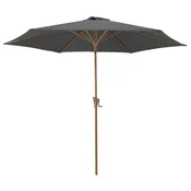 Dežnik ROJA COVERED WOOD 3m siv