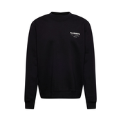 AllSaints Sweater majica, crna / bijela