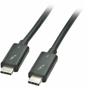 Thunderbolt 3 M/M 2m črna