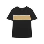 Calvin Klein Jeans Majica Panel Colorblock IB0IB02609 Črna Regular Fit