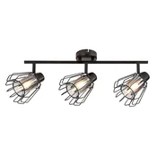 Rabalux Plafonska spot lampa Emerencia, 3xE14, Crna