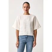 United Colors of Benetton bluza ženska lanena