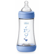 CHICCO Perfect5 silikonska steklenička za dojenčke 240 ml fant
