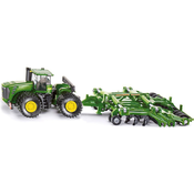 SIKU Farmer - traktor John Deere 9630 z vrati Amazone Centaur 1:87