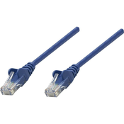 Intellinet RJ45 mrežni priključni kabel CAT 6 S/FTP [1x RJ45-utikač - 1x RJ45-utikač] 20 m plavi, pozlaćeni kontakti, Intellinet