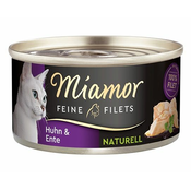 Miamor Feine Filets Naturell piščanec & raca 80 g