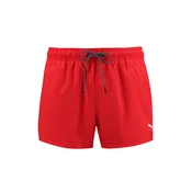 PUMAs Short Length Swimming Shorts Men, Clothing, Red, S