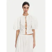 PINKO Bluza 105185 Bela Regular Fit