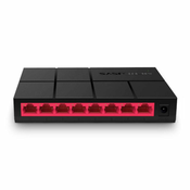 MERCUSYS Switch 8-port MS108G crno-crveni