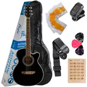 FLIGHT kitara, akustični set F-230 BLK