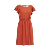 WE Fashion Obleka temno oranžna