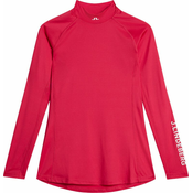 J.Lindeberg Asa Soft Compression Womens Top Rose Red S