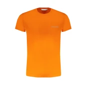 TRUSSARDI MEN'S SHORT SLEEVE T-SHIRT ORANGE