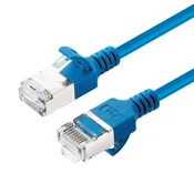 shumee MicroConnect tanek omrežni kabel CAT6A U-FTP, LSZH, 10 m, moder, V-FTP6A10B-SLIM