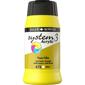 Daler Rowney System3 Akrilna barva Process Yellow 500 ml 1 kos
