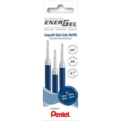 Punjenje za kemijske olovke Pentel - BL107, 0.7 mm, 3 komada, plave