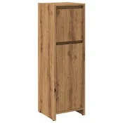 Vidaxl Kopalniška omarica Artisan Oak 30x30x95 cm Inženirski les