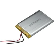 Renata LiPo-akumulator Renata ICP543759PMT, 3,7 V, 1.320 mAh, ICP063861, 61 x 37,5 x 5,95 mm