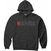 Etnies Majica s kapuljacom na otvorenom Ecorp Majica s kapuljacom Black/Red/White S