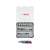 Bosch Set burgija za glodalicu, Snap-off nož 0615997654