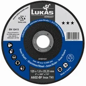Lukas Rezna ploca, Inox, STAR-3, 125x1x22mm