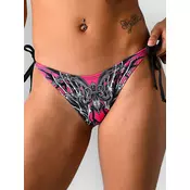 Affliction Desperate Saint spodnji del bikini kopalk bright pink