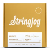 shumee Stringjoy BB1254 struny na akustickú gitaru BRIGHTS 80/20 bronzové 12-54