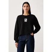 Karl Lagerfeld Jeans pulover ženski bombažen