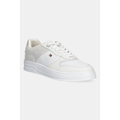 Tommy Hilfiger Superge Th Sporty Cupsole Tumbled Ltr FW0FW09024 Écru