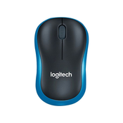 LOGITECH LOGITECH M186 modra Bluetooth USB 1000 DPI pisarniška miška, (21830186)