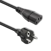Qoltec IEC C13/SCHUKO napajalni kabel | 3x0,75 mm2 | 1,8 m
