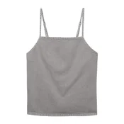 Pull&Bear Top siv denim