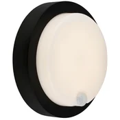 Brilo - LED punjiva spoljna zidna svetiljka sa senzorom LED/4W/5V 4400 mAh IP44 crna
