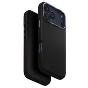 Premium ovitek UNIQ Lyden Leatherette Case™ iz umetnega usnja za iPhone 17 Pro - Black