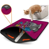 Aberto Design Prostorika za toalet za macke Nrszn0244, 45 x 60 cm, Roze