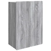 Ormar za montažu na zid Siva Sonoma 66 x 34,5 x 92 cm